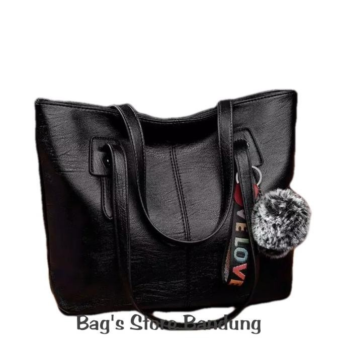 Tas Wanita Import Batam Model Totebag Hitam