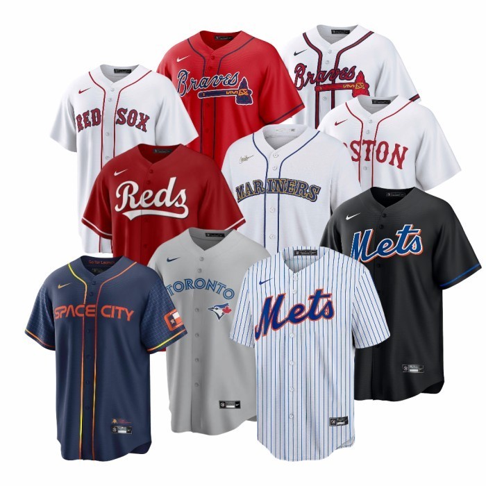 Big Size Jersey Baju Mlb Baseball No Majestic