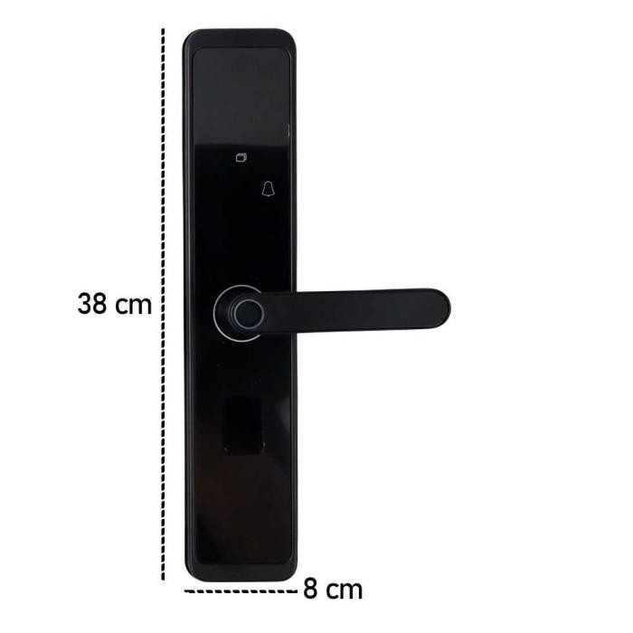 GAGANG PINTU RUMAH MODERN SMART DOOR LOCK PASSWORD FINGERPRINT CARD