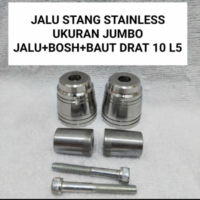 Jalu Bandul Jalu Stang Berat Full Stainless Free Baut Mur Baut 10