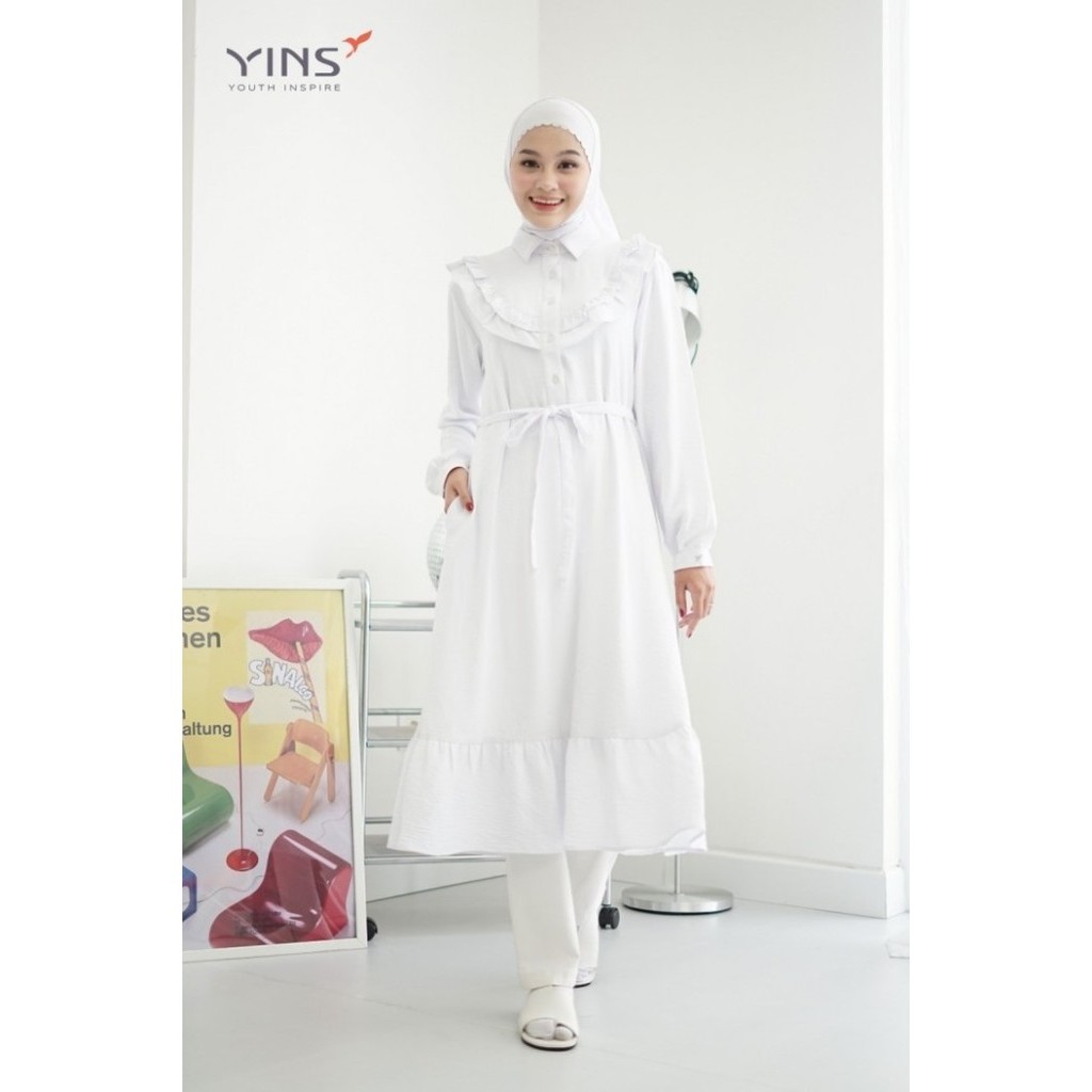 Imd White Series L Long Tunik Putih By Inspire Termuraj DiskonR33A