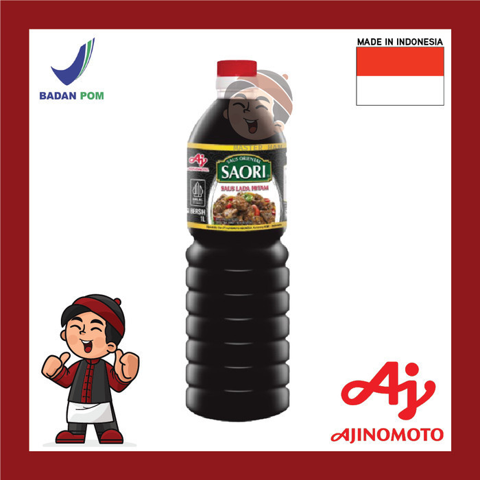 

Saori Saus Lada Hitam 1L / 1000ml