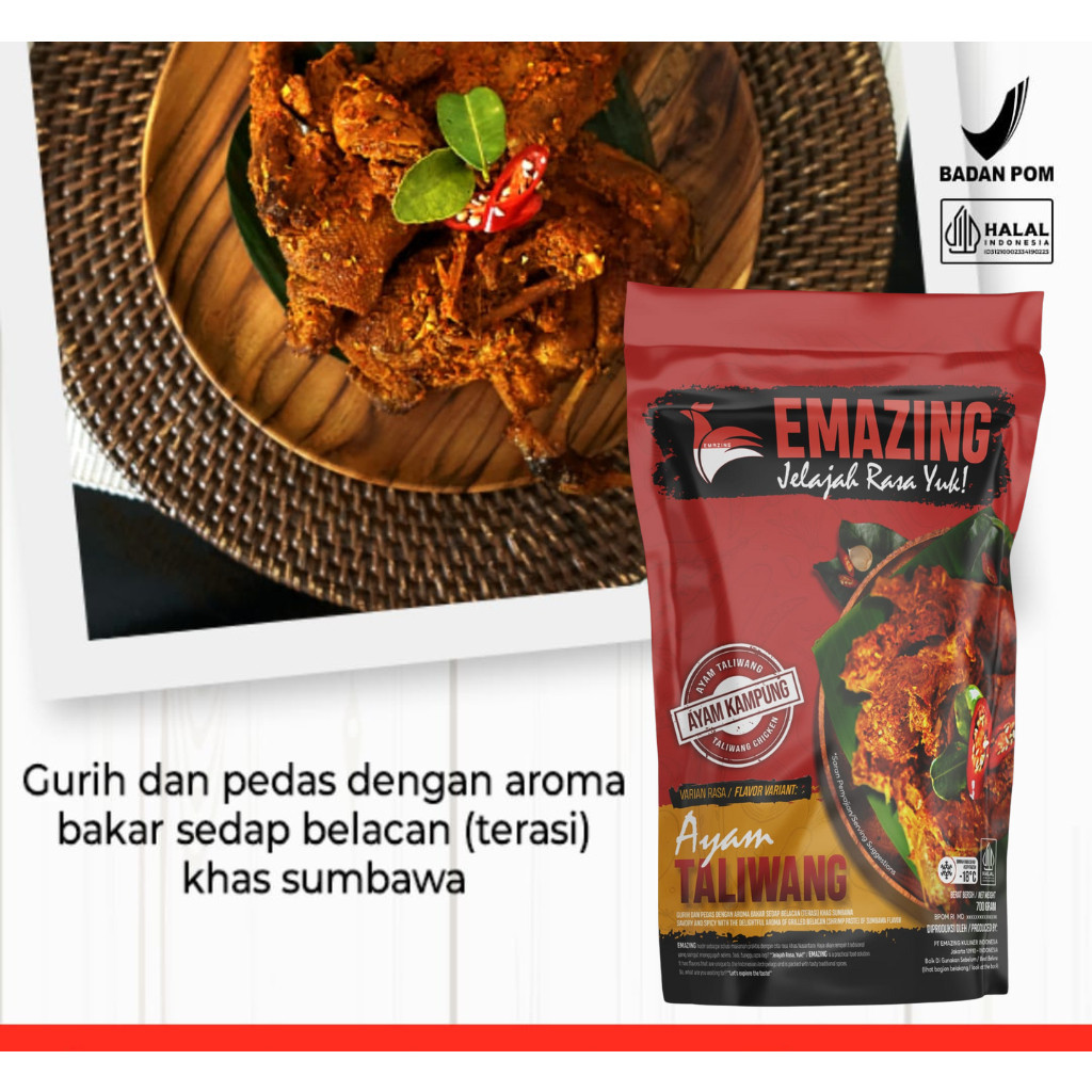 

Frozen Food Ayam Taliwang Emazing -Gratisongkir