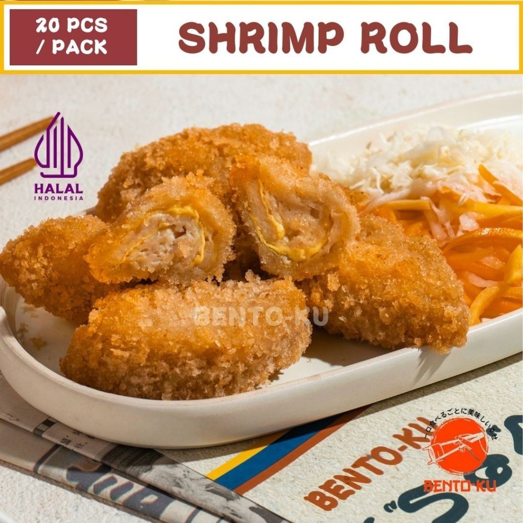 

Bento-Ku Shrimp Roll 20 Pcs / Pack Halal -Gratisongkir