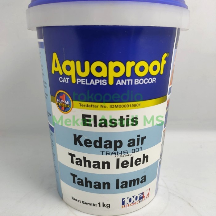 AQUAPROOF 1KG TRANSPARAN 001 AQUAPROOF 1 KG TRANS / BENING / CLEAR