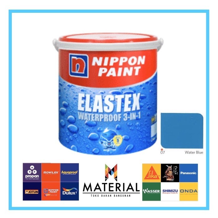 CAT NIPPON ELASTEX 4KG / 07 WATER BLUE / BIRU