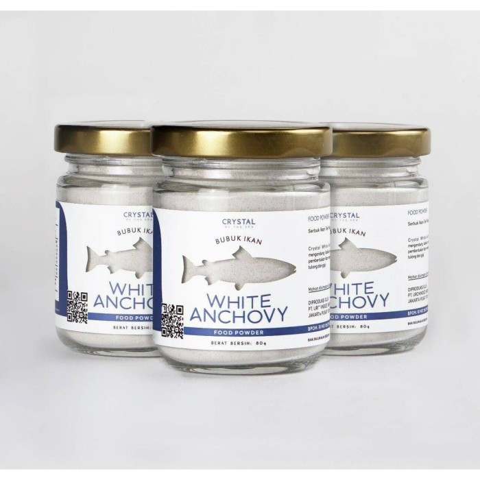 

(Bundle Of 3) Crystal Of The Sea White Anchovy Powder / Bubuk Ikan Ter