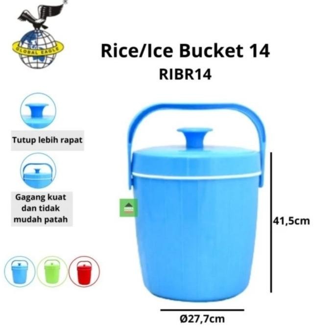 Rice Bucket/Ice Bucket/Termos Nasi/Termos Es Maspion 14 Liter Maspion