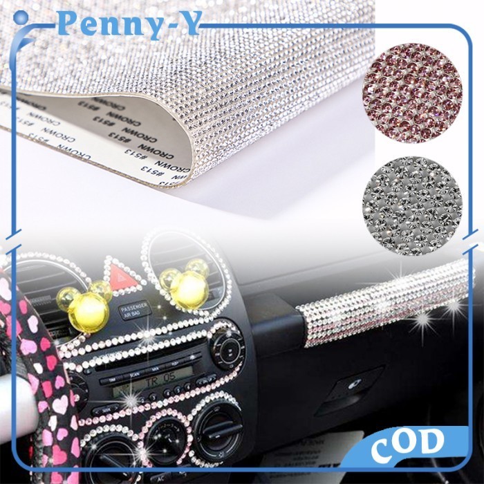 

Stiker Kristal Berlian Imitasi/Crystal Sticker Untuk Dekorasi Mobil