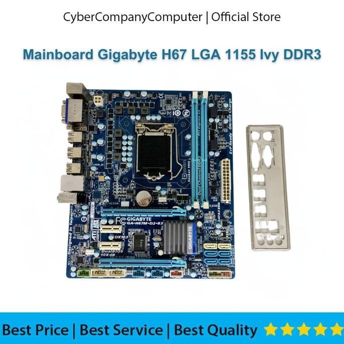 MAINBOARD GIGABYTE H67 LGA 1155 IVY DDR3