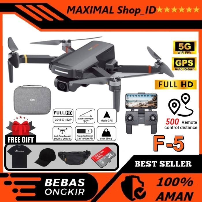 New SJRC x ROX F5 Quadcopter Gimbal Camera GPS Drone SJRC F5