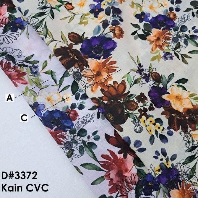 

Best Sales Kain Katun / Kain Print Cvc D-3372 Limited Edition