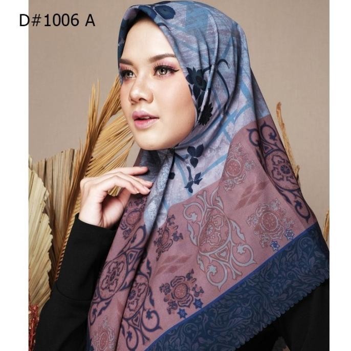 Best Seller Hijab Scarf Square Voal Lasercut - D#1006 A Berkualitas