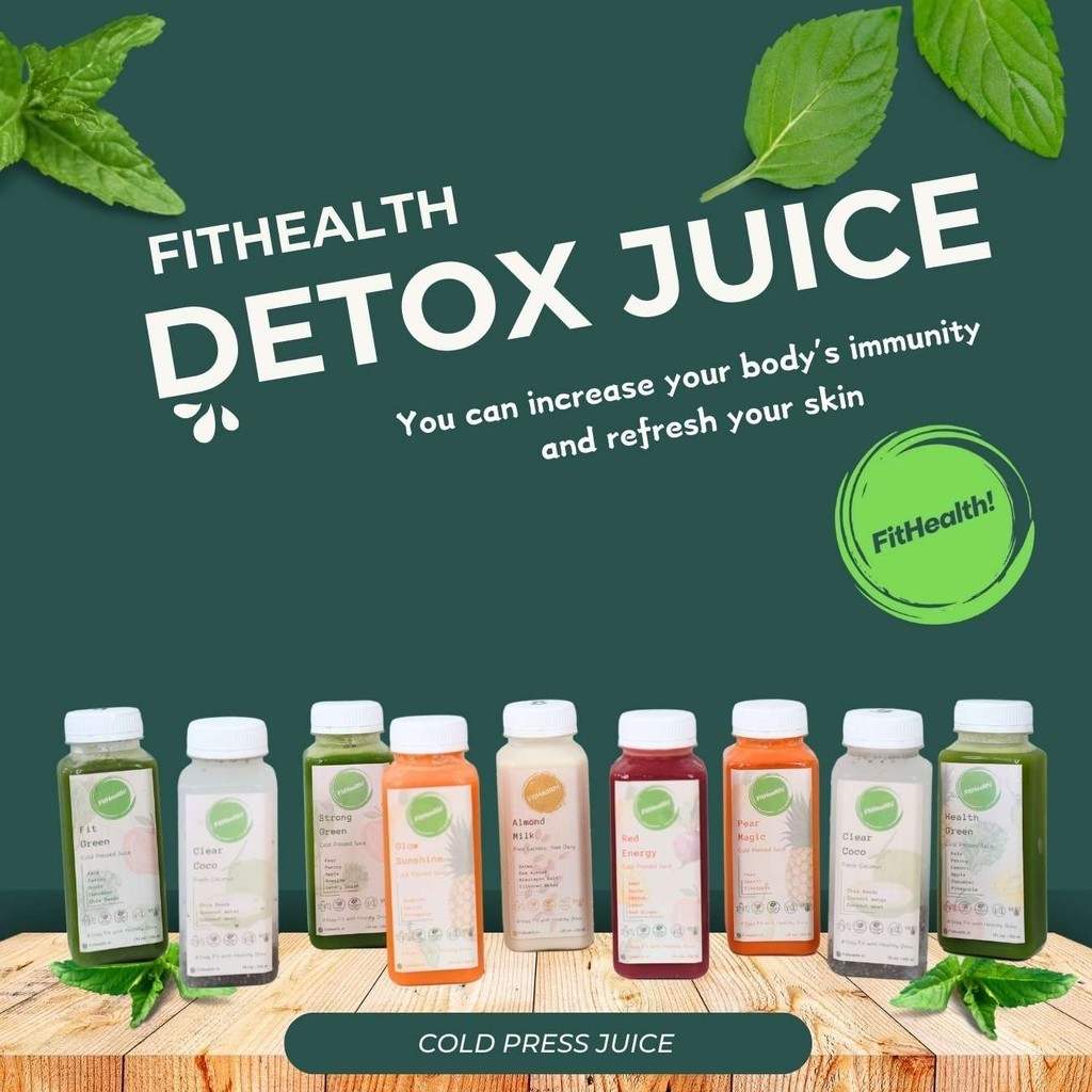 

Paket Juice Detox 1 Hari (9 Botol) - 100% Cold Pressed - Jus Detoks - Jus DIET Sehat - Detox Juice