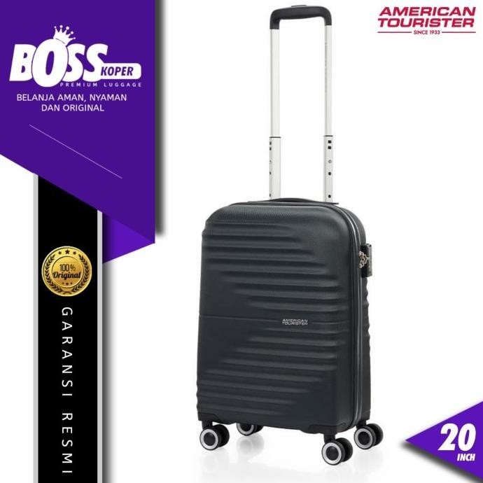 Koper 20 Inch Kabin AMERICAN TOURISTER Twist Waves Hardcase TSA Lock