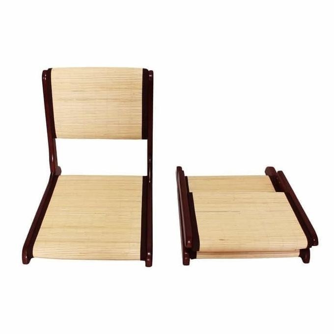 Kursi Lipat Furniture,Kursi lantai Malas Fold Kayu Rotan, Cute Chair