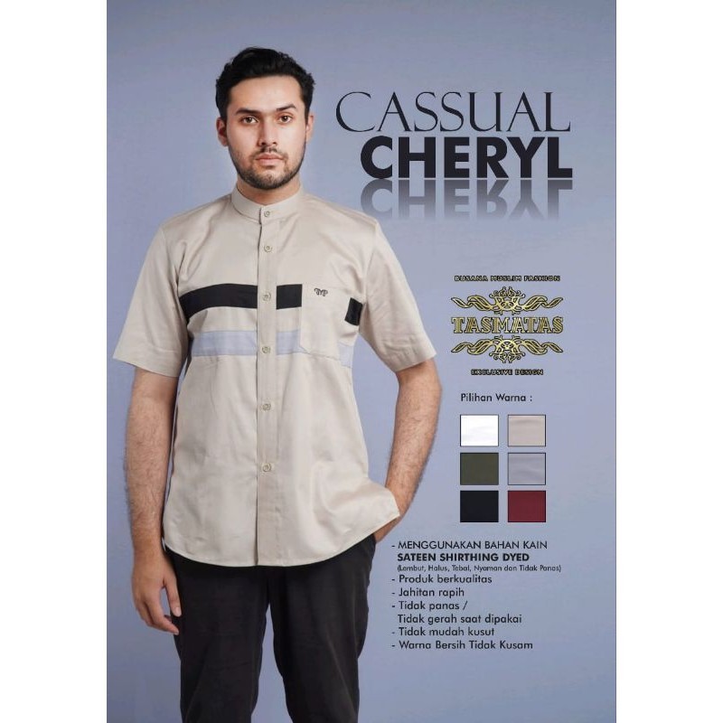 Tasmatas TERBARU Collection FASHION BAJU BUSANA MUSLIM PRIA Baju Koko Muslim Pria Katun Bordir cassu