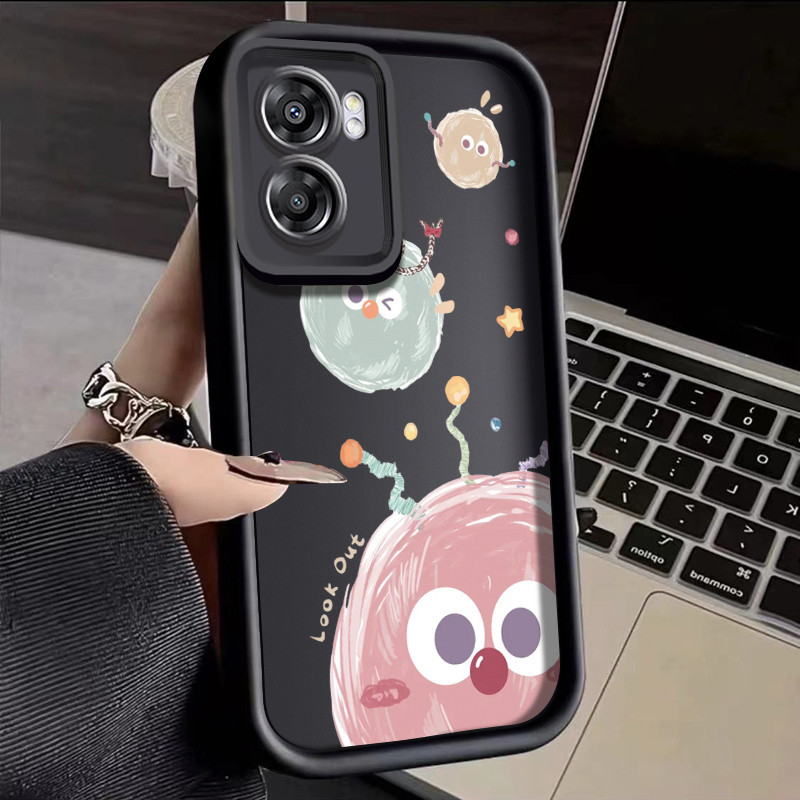 Casing Hp OPPO A57 2022 A77 A2022 A57s A57e A77s Case pola Bola berwarnat desain Casing HP lensa kam