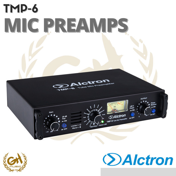 Alctron Tmp6 Mic Preamp, Tmp-6 Tube Mic Pre Amplifier