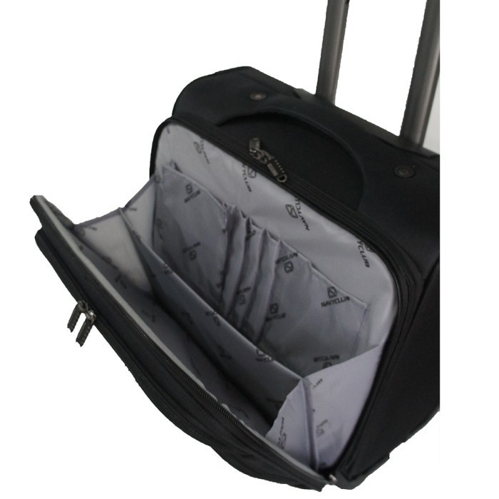 Koper Kabin Softcase Navy Club Clavio - Tsa Lock Size 16 Inch