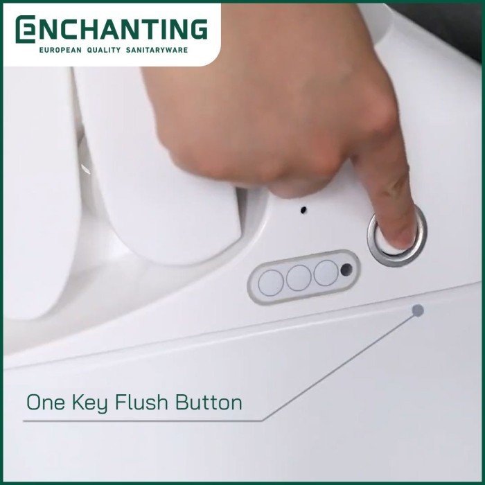 Kloset Duduk Otomatis Europe Enchanting E015 - Smart Toilet