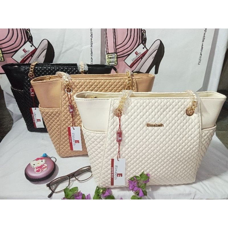 tas wanita model kekinian desain cantik/tas Elizabeth motif