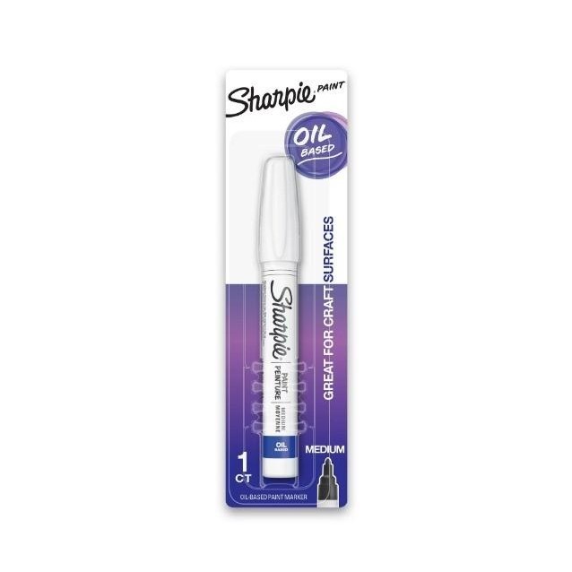 

Sharpie Medium Oil Paint Marker White For Sneakers Adidas Boost Nmd