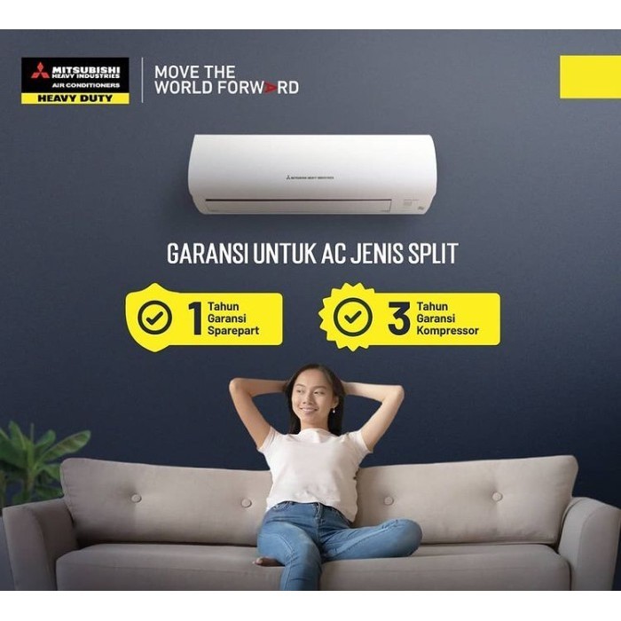 Ac 1 Pk Inverter Mitsubishi Heavy Srk10Yxp-W3/Wh