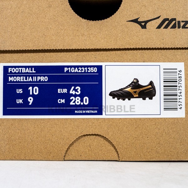 Sepatu Bola Mizuno Morelia Ii Pro P1Ga231350 Original Bnib