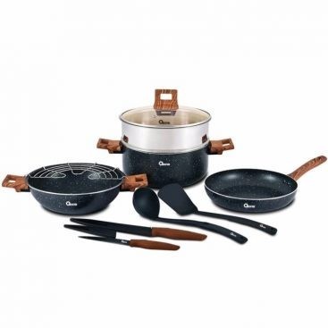 Oxone Ox997 Performa Cookware Set Black