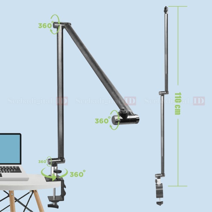 Costa Cb-A2 Boom Arm/Overhead/Table Stand Arm Dslr Kamera,Hp,Light,Mic