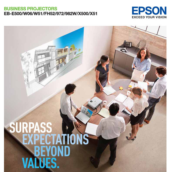 Proyektor Epson Eb-Fh52 Eb Fh52 Ebfh52 Pengganti Epson U42 Full Hd