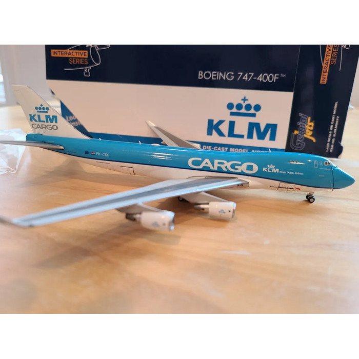 Gemini Jets Klm Cargo Boeing 747-400F Ph-Ckc Gjklm2077 Scale 1:400 Termurah Terlaris Promo