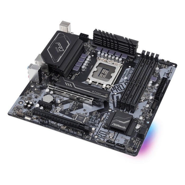 Asrock B660M Pro Rs Intel B660 Lga 1700 Micro Atx Motherboard