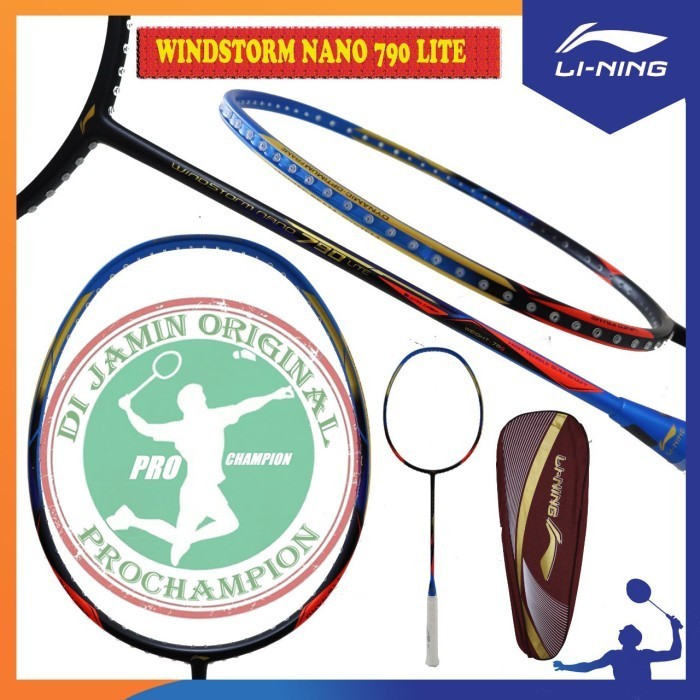 Lining Windstorm Nano 760 770 780 790 Lite Raket Badminton Original