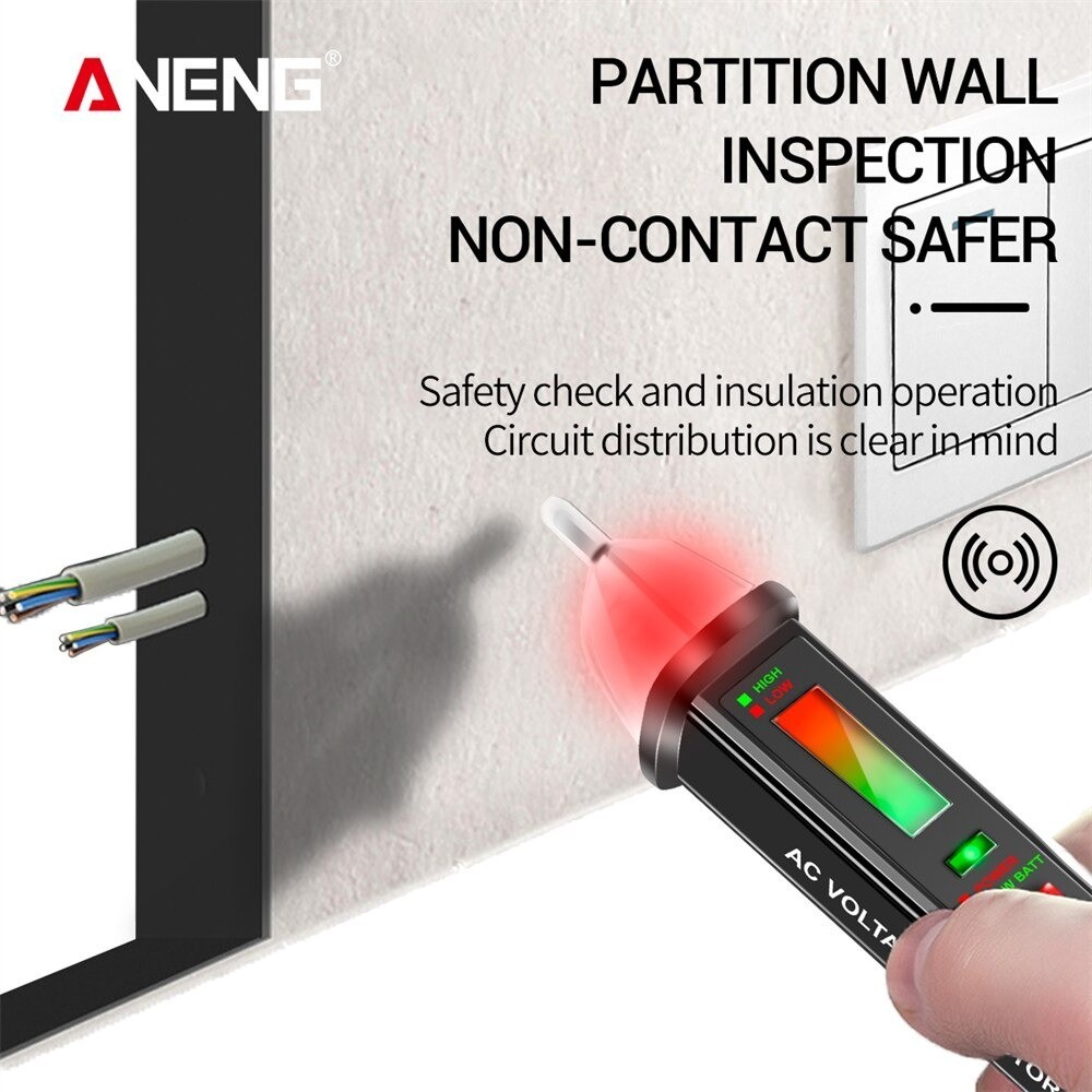 ANENG Tespen Tester Pen Non Contact AC Voltage Detector 12 - 1000V - VC1015