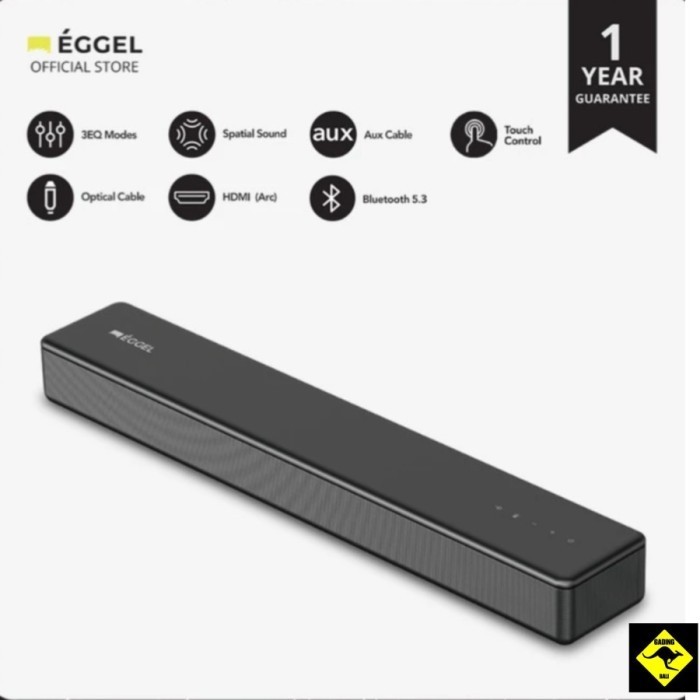 Eggel Stage Soundbar / Sound Bar With Built-In Woofer