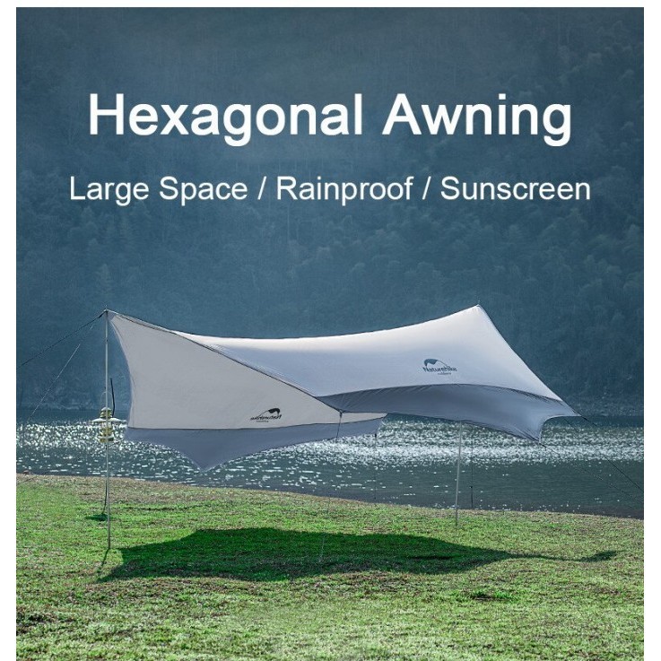 Flysheet Hexagon Naturehike Nh16T012-S Tenda Shelter Camping Outdoor
