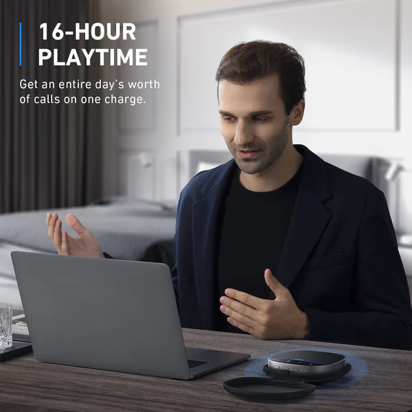 Anker Powerconf S500 Bluetooth Speaker With Mic Meeting Conference