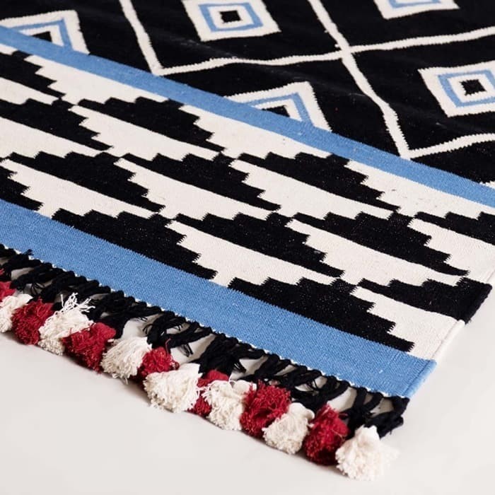 Zahret Karpet Rug Kilim Minimalis Nordic Maroko Ethnic