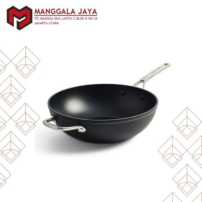 Kitchenaid Aluminium Non-Stick Wok 30Cm W/ Helper Handle Cc003584-001