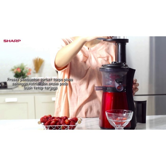 Sharp Slow Juicer 0.8 L Ej-C20Yrd Ejc20Yrd