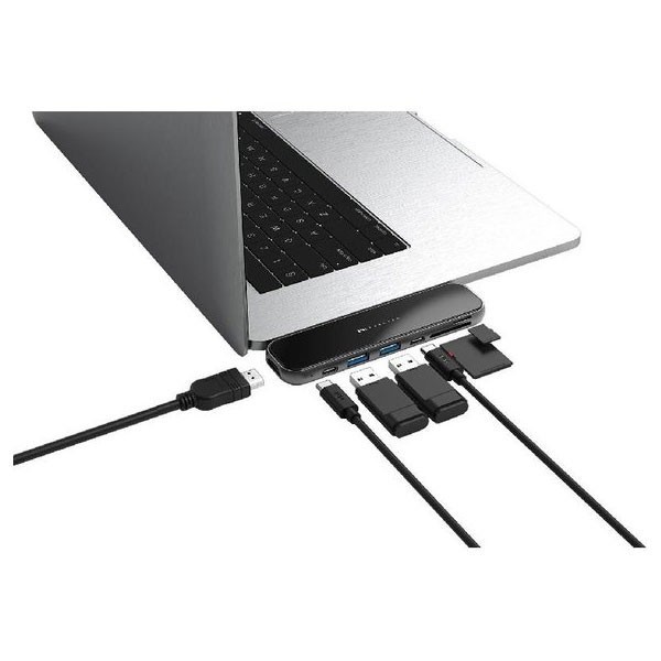 Feeltek Jet Glass 7 In 2 Usb-C Hub - Black