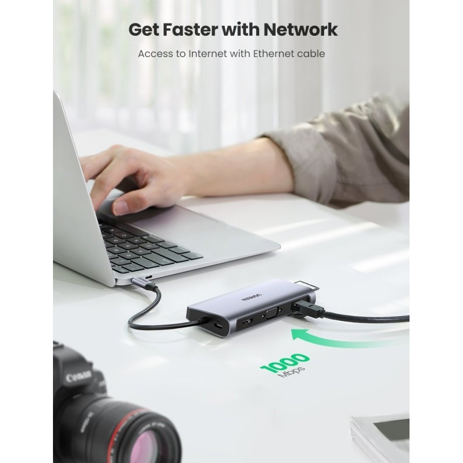 Usb Hub 10In1 Ugreen Usb C 80133 - Ugreen 80133 Multiadapter