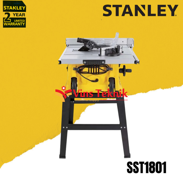 Mesin Meja Potong 10 Inch Table Saw Sst1801 Stanley Sst 1801