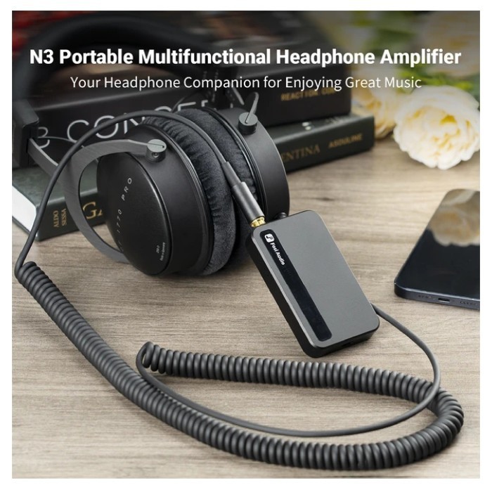 Fosi Audio N3 Mini Hi-Fi Portable Headphone Amplifier - Black