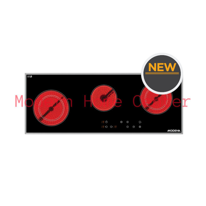 Modena Kompor Tanam Listrik Ceramic 3 Tungku Vetro Bc 1931 (90 Cm)