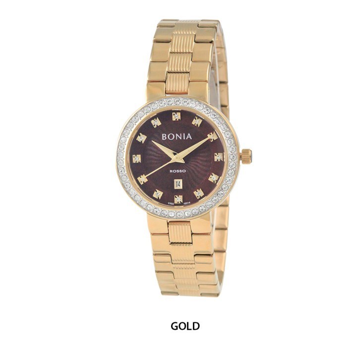 Jam Tangan Bonia Rosso Jam Tangan Wanita Br10314 Original