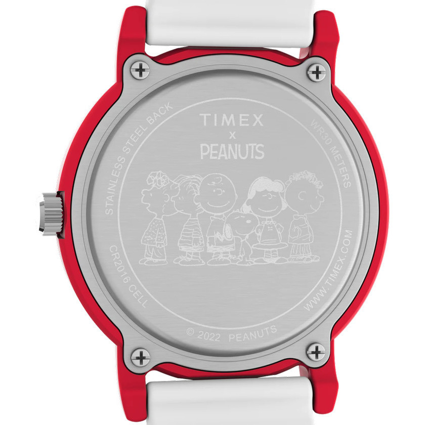 Timex Tw2V77700 Peanuts Snoopy Rainbow Paint Jam Tangan Wanita Analog