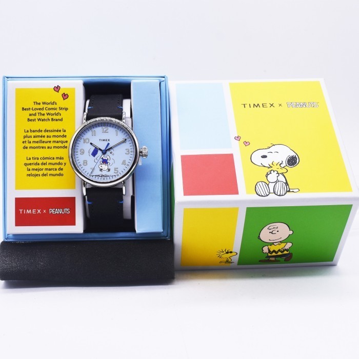 Jam Tangan Timex X Peanuts Snoopy Graduation Tw2V60300 Original Murah